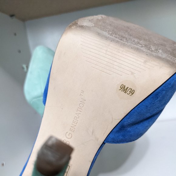 BCBGeneration Size 9 Suede Ankle Strap Heels Stilletto - Picture 4 of 4